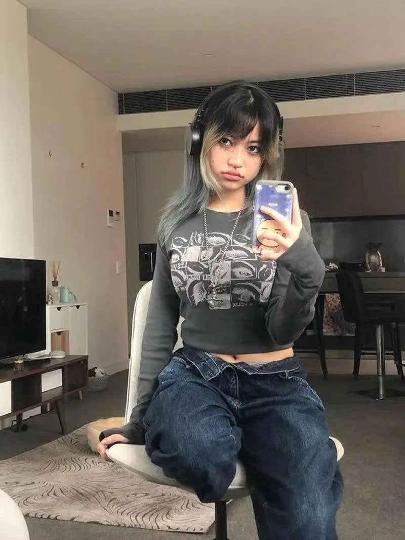 Women Retro Eyes T-Shirt - Tophatter Daily Deals