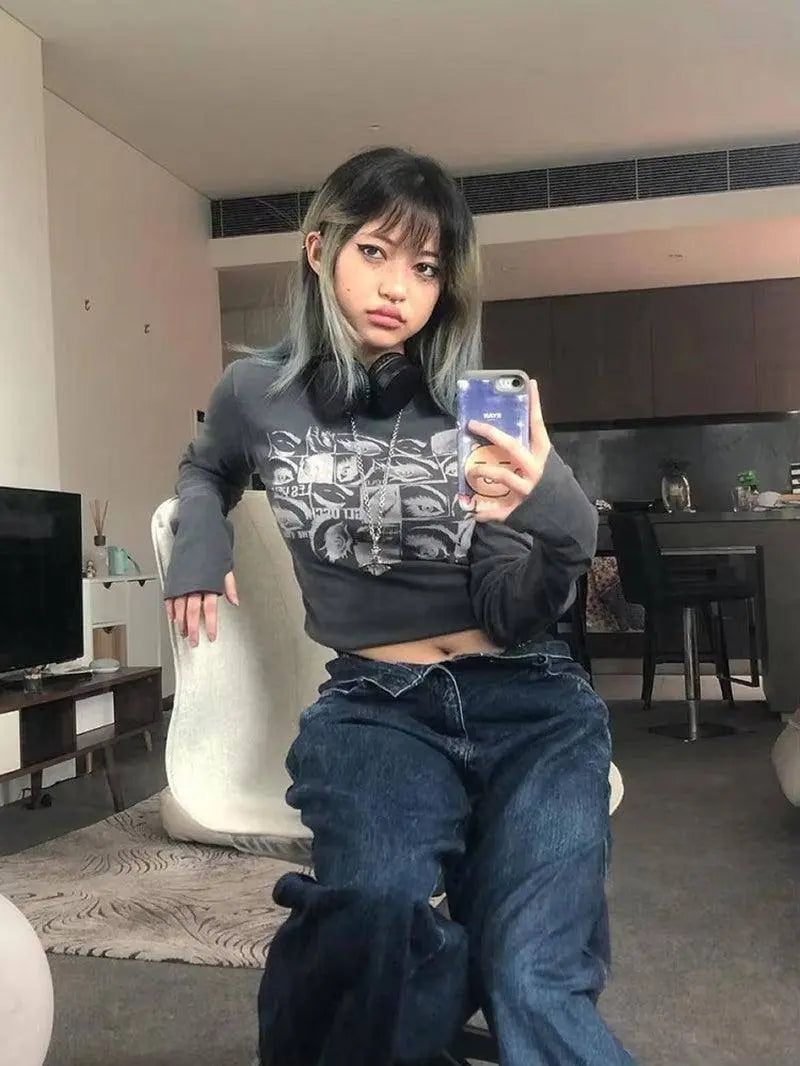 Women Retro Eyes T-Shirt - Tophatter Daily Deals