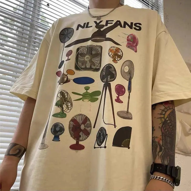 Women Vintage Fashion Streetwear Graphic T Shirt Only Fans Funny T-Shirts Short Sleeve Humor Tees Unisex Y2K Aesthetic Clothes - Tophatter Daily Deals