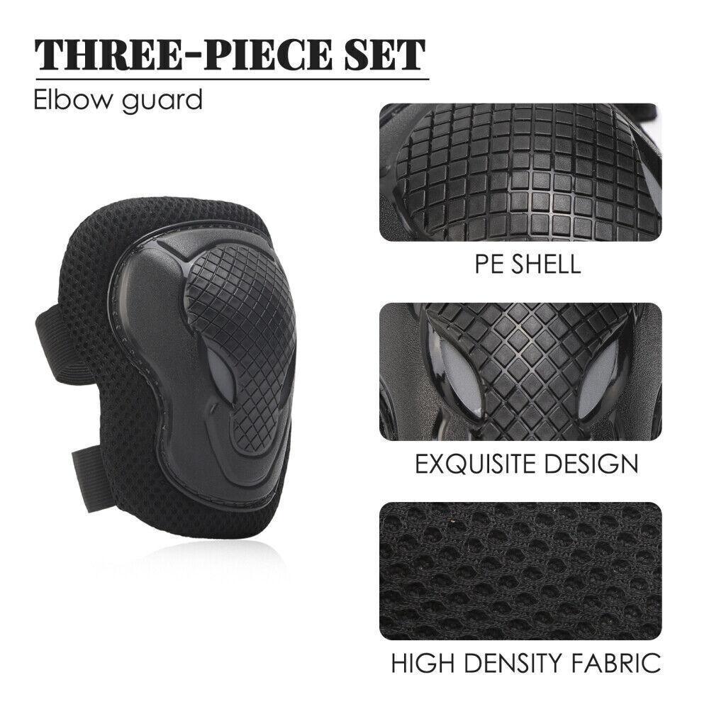 Knee Pads for Roller Skating - Women Men Elbow Wrist Knee Pads Protective Gear Set Skate Roller Cycling Bike UK Sports & Outdoor - Tophatter Daily Deals