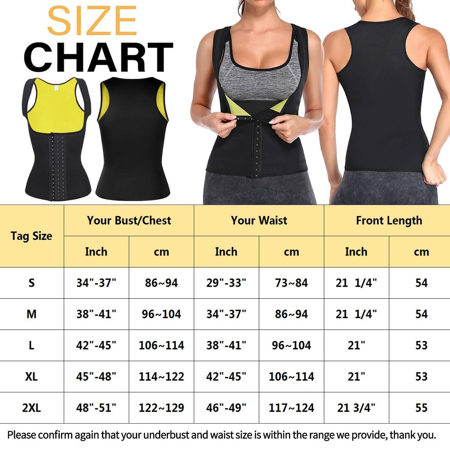 Corset for Belly Fat - Women Neoprene Sauna Sweat Waist Trainer Vest Body Shaper Weight Loss Gym Corset Exercise & Fitness - Tophatter Daily Deals