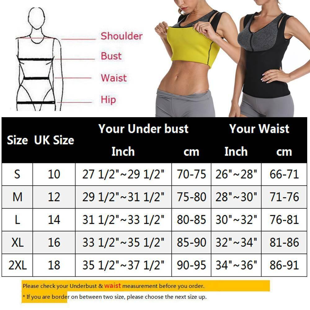 Corset for Belly Fat - Women Neoprene Sauna Sweat Waist Trainer Vest Body Shaper Weight Loss Gym Corset Exercise & Fitness - Tophatter Daily Deals