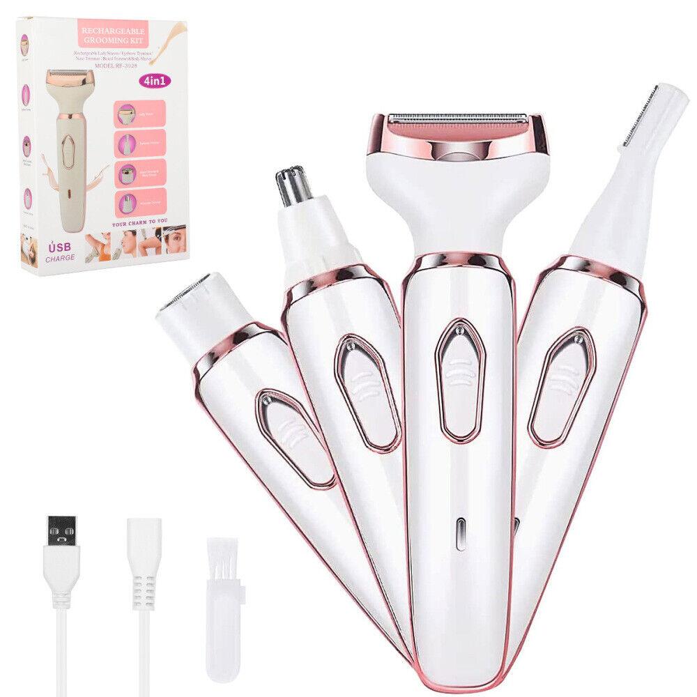 Ladies Shavers UK - Cordless Electric Lady Shaver Women Epilator Painless Razor Face Bikini Trimmer Health & Beauty - Tophatter Daily Deals