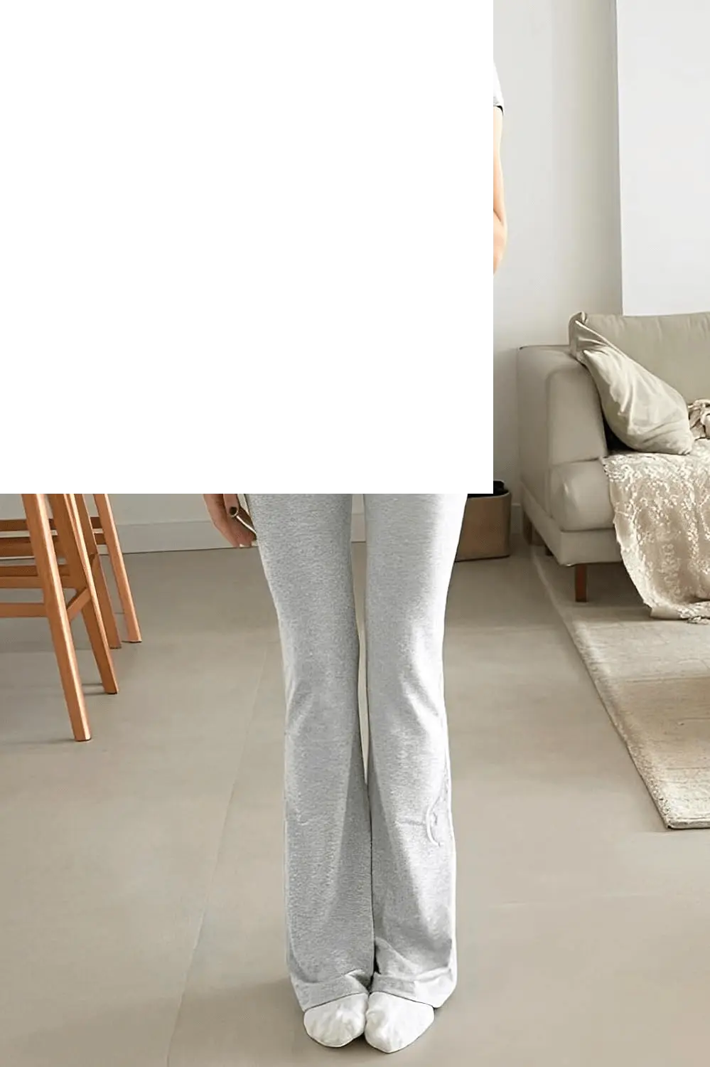 Women'S 2 Piece Lounge Outfits Slim Short Sleeve Tops Low Rise Flare Leggings Sets Yoga Sweatsuit - Tophatter Daily Deals