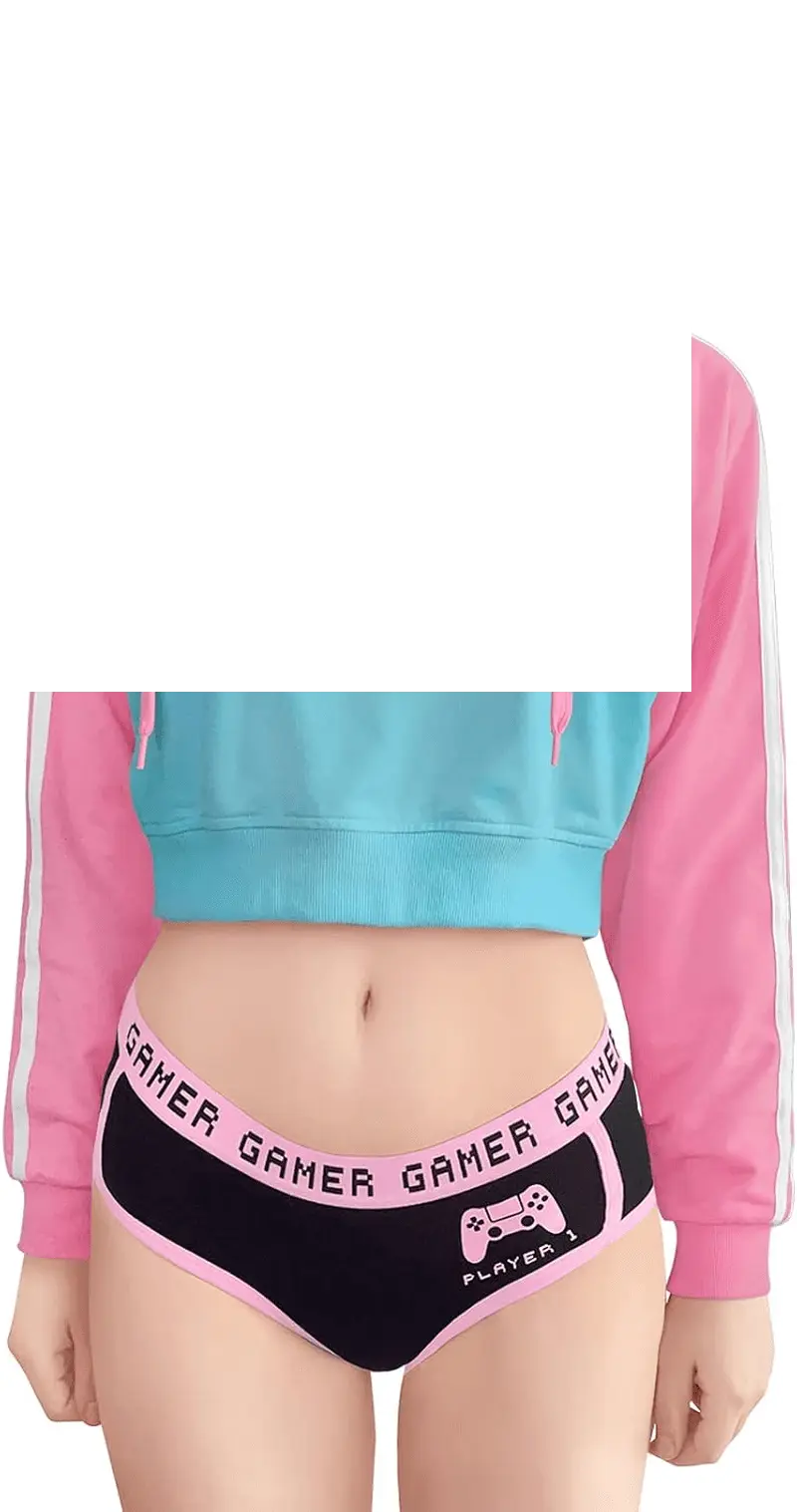 Women'S Bunnywatch Cosplay Gaming Casual Regular Fit Long Sleeve Drawstring Cropped Hoodie Sweater Pink - Tophatter Daily Deals