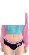 Women'S Bunnywatch Cosplay Gaming Casual Regular Fit Long Sleeve Drawstring Cropped Hoodie Sweater Pink - Tophatter Daily Deals