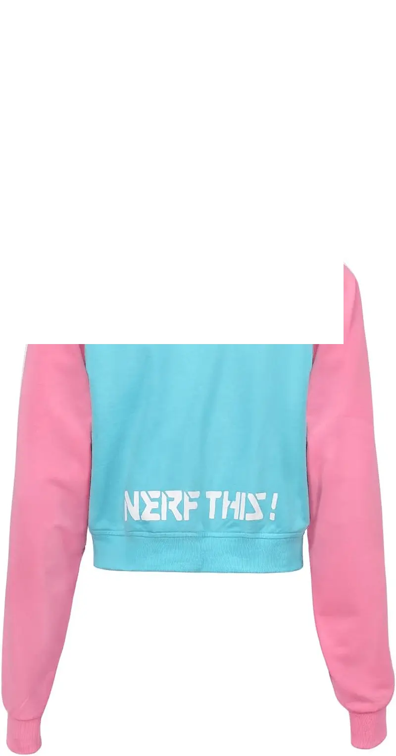 Women'S Bunnywatch Cosplay Gaming Casual Regular Fit Long Sleeve Drawstring Cropped Hoodie Sweater Pink - Tophatter Daily Deals