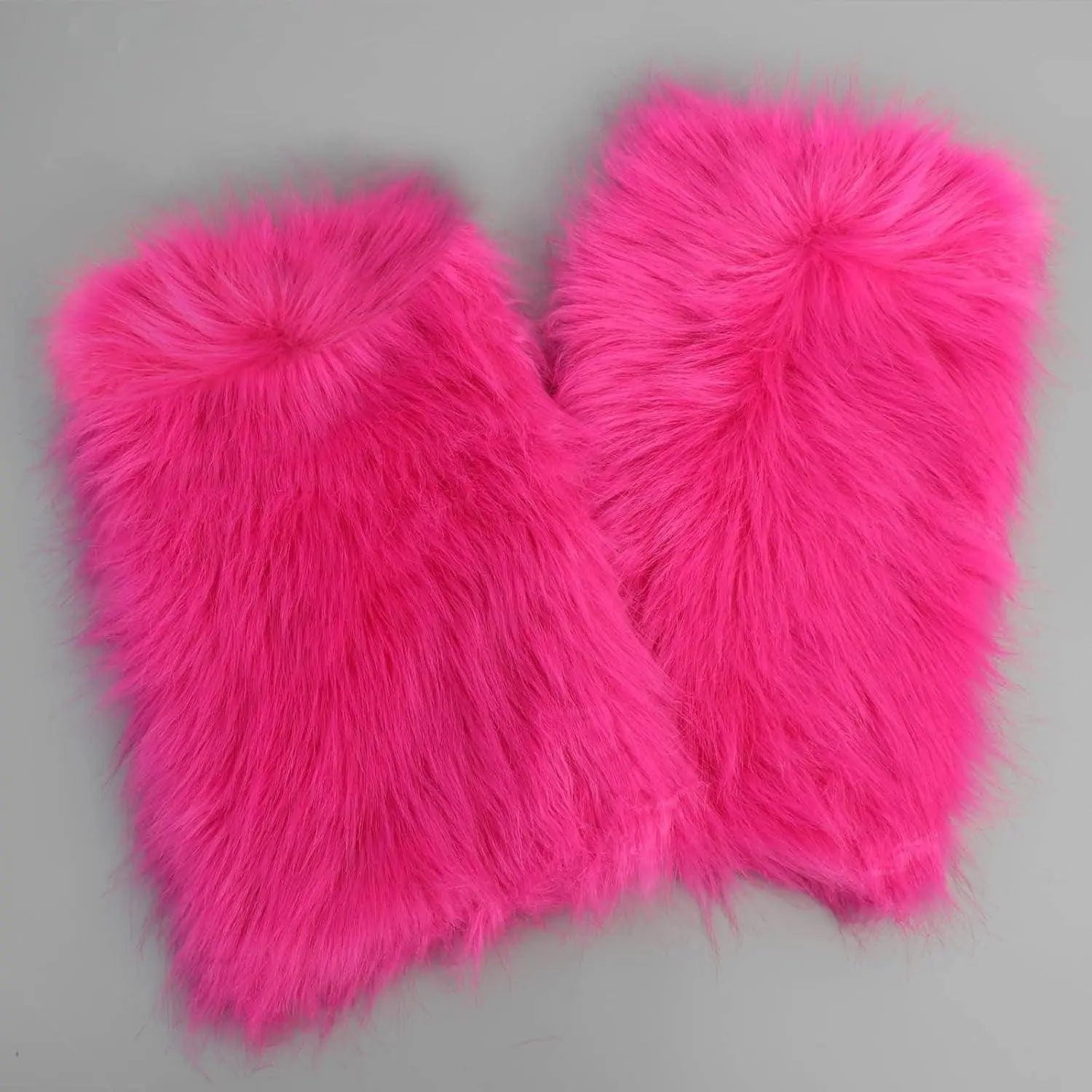 Women's Fur Leg Warmers, Furry Leg Warmers - Tophatter Daily Deals