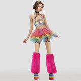 Women's Fur Leg Warmers, Furry Leg Warmers - Tophatter Daily Deals