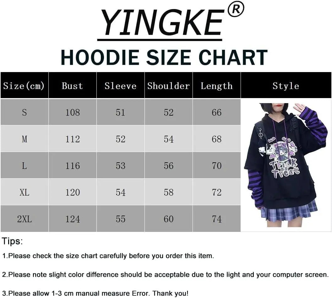 Women's Japanese Cute Kawaii Anime Girl Harajuku Style Hoodie Pullover Sweatshirt - Tophatter Daily Deals