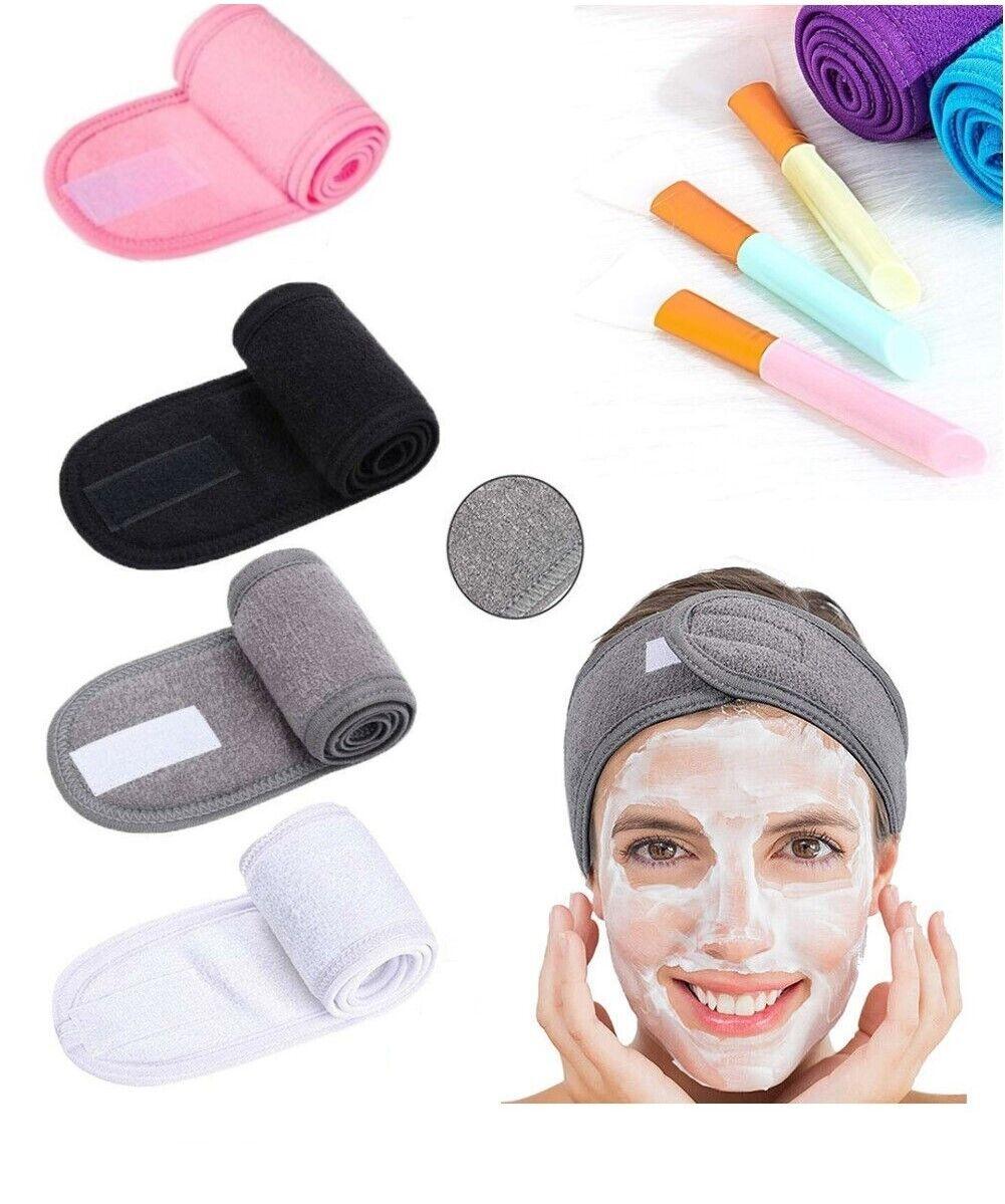 Spa Facial Headband - Make up Hair Band Terry Cloth Headband Stretch Towel for Sport Yoga Shower Health & Beauty - Tophatter Daily Deals