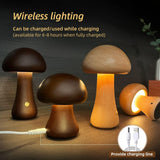 Wood Carved Mushroom Light Lighting - Tophatter Daily Deals