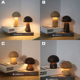 Wood Carved Mushroom Light Lighting - Tophatter Daily Deals