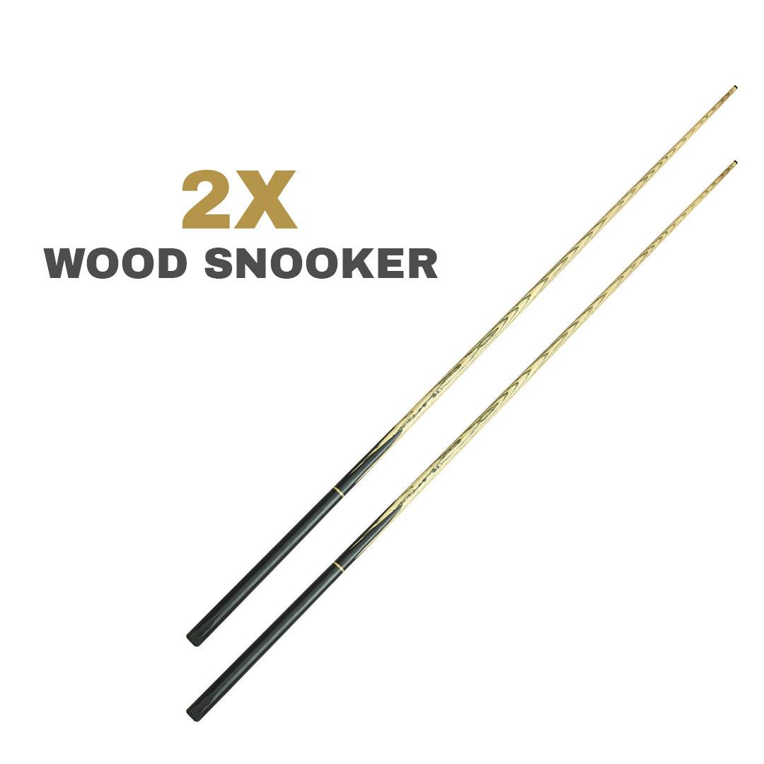 Best Pool Cue UK - 2 x 57 Inch White Ash Wood Snooker/Pool Cues 2 Sports - Tophatter Daily Deals