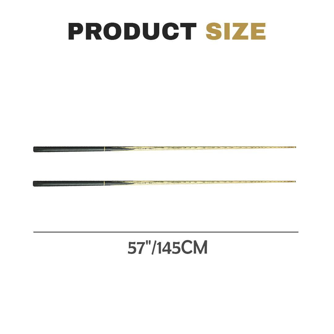 Best Pool Cue UK - 2 x 57 Inch White Ash Wood Snooker/Pool Cues Sports - Tophatter Daily Deals