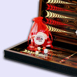 Wooden Backgammon Set Foldable Board Indoor Games - Tophatter Daily Deals