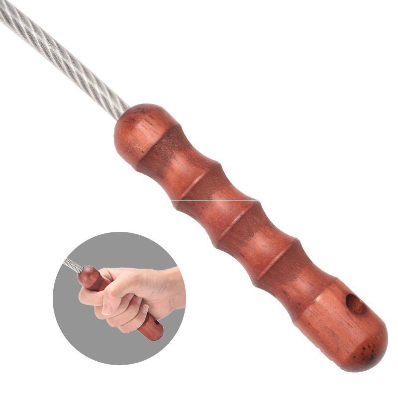 Wooden Handle Stinger Self Defense Whip Car Emergency Tool For Women Self Defense Baton - Tophatter Daily Deals