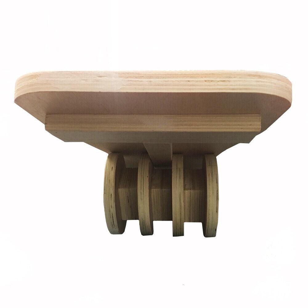 Wobble Boards for Balance - Wooden Roller Balance Board Core Strength Yoga Rocker Fitness Exercise & Fitness - Tophatter Daily Deals