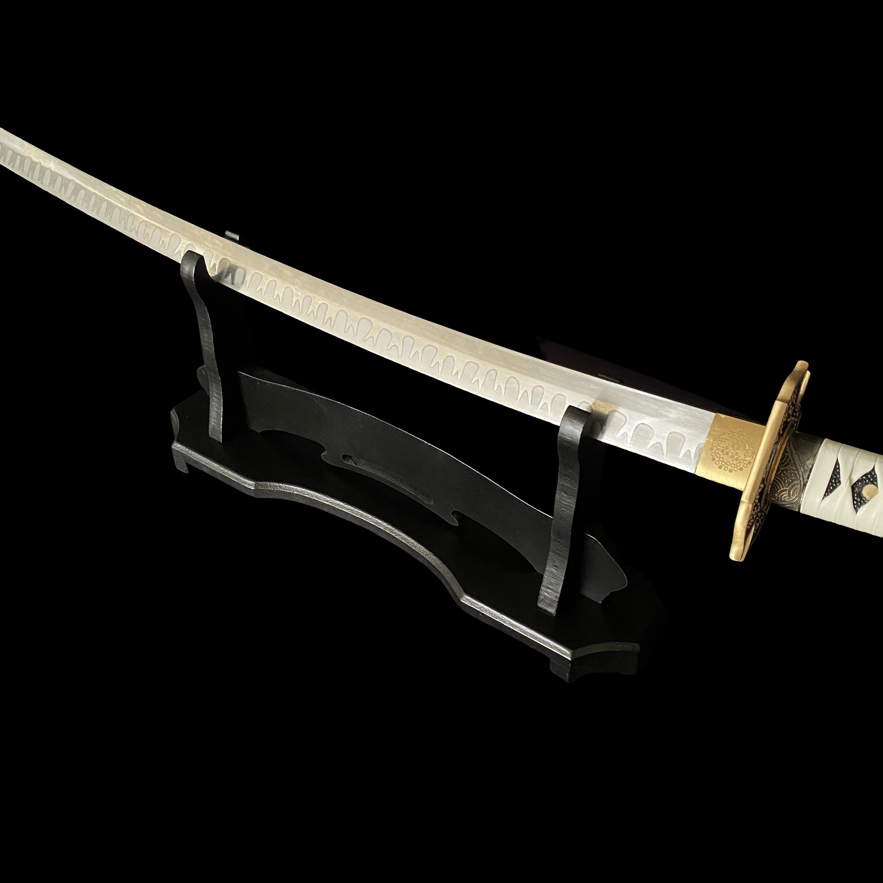 Life-size Katana Sword Wood Display Stand - Tophatter Daily Deals