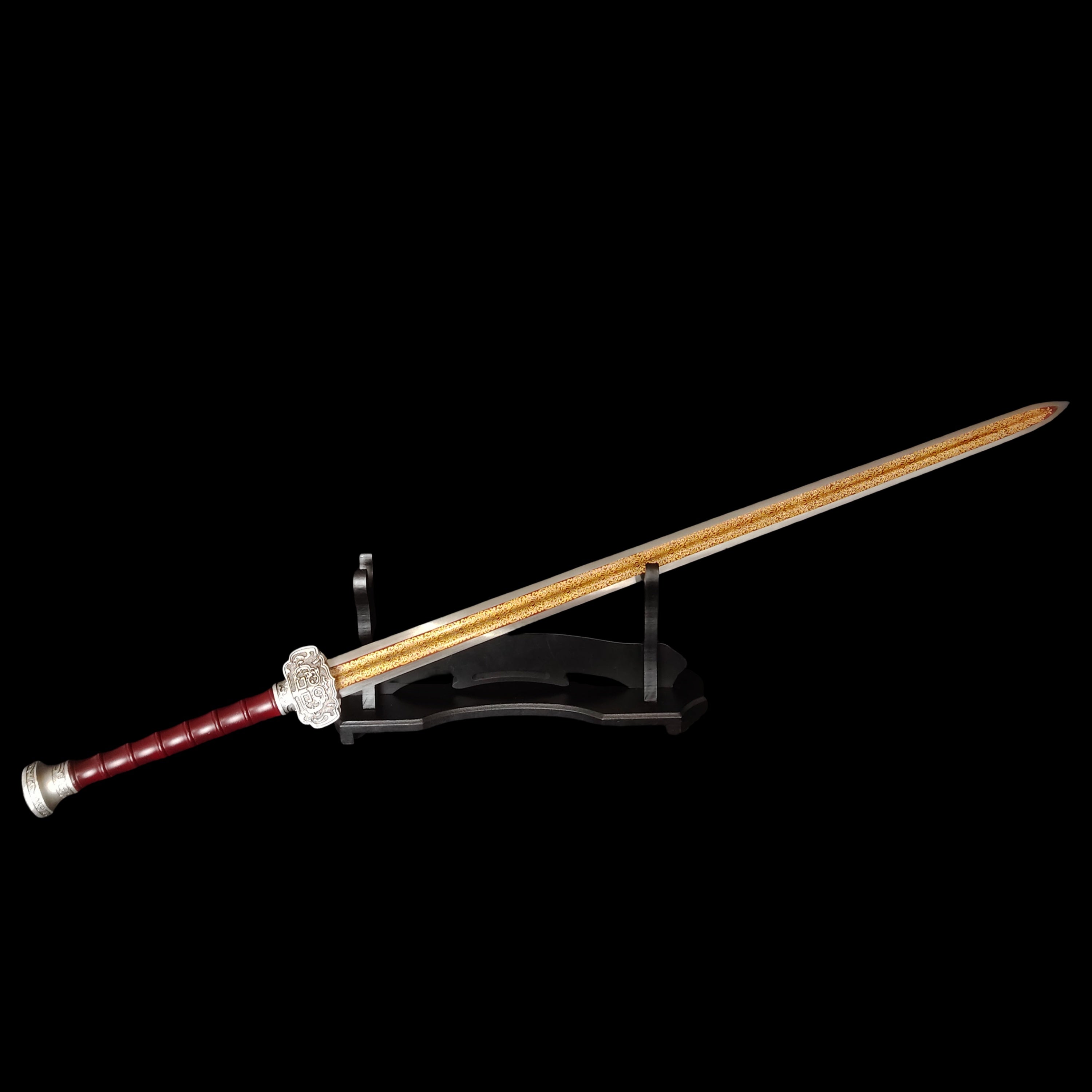 Life-size Katana Sword Wood Display Stand - Tophatter Daily Deals