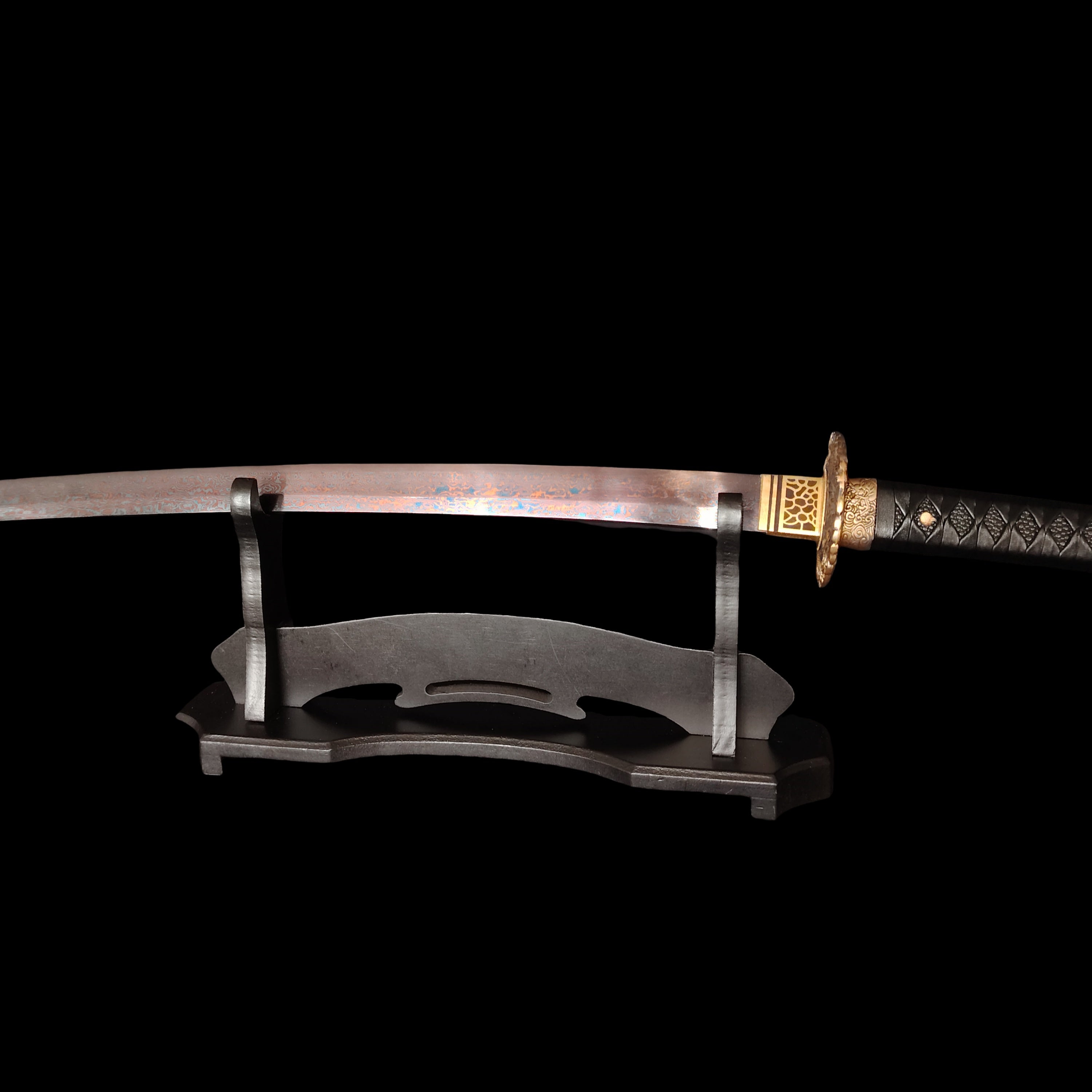 Life-size Katana Sword Wood Display Stand - Tophatter Daily Deals