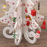 Wooden Christmas Trees UK - Christmas Festive Decoration Wooden Xmas Tree Ornaments Table Top Decor Festive & Franchise - Tophatter Daily Deals