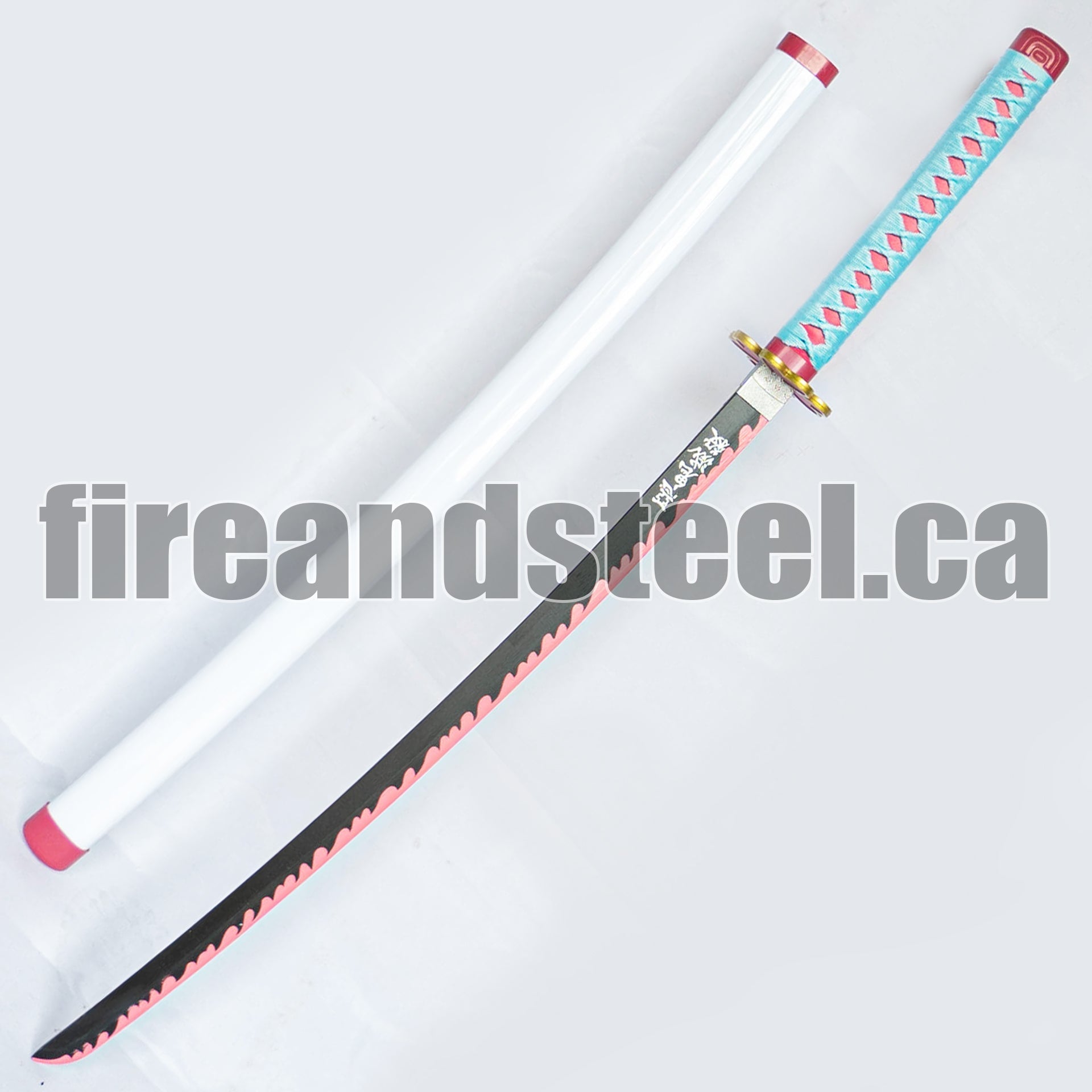 Mitsuri Kanroji's Pink Nichirin Katana (Wood) Anime Sword - Tophatter Daily Deals