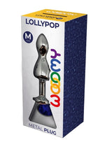 Wooomy Lollypop Double Ball Metal Plug Blue Medium > Anal Range > Butt Plugs - Tophatter Daily Deals