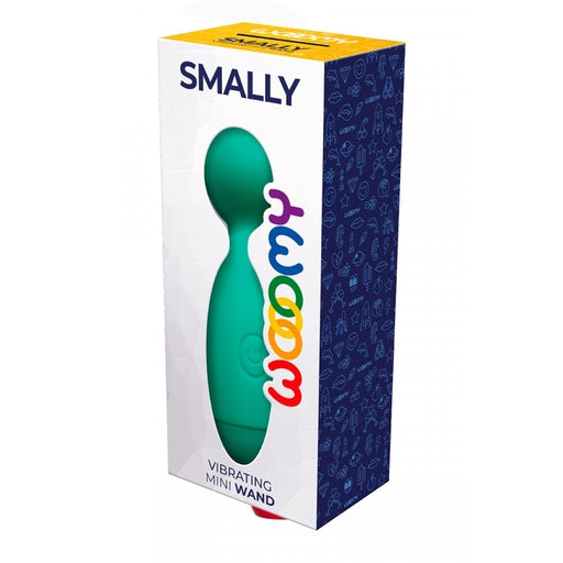 Wooomy Smally Mini Wand Vibrating Massager Turquoise 13.4 cm > Sex Toys > Mini Massagers - Tophatter Daily Deals