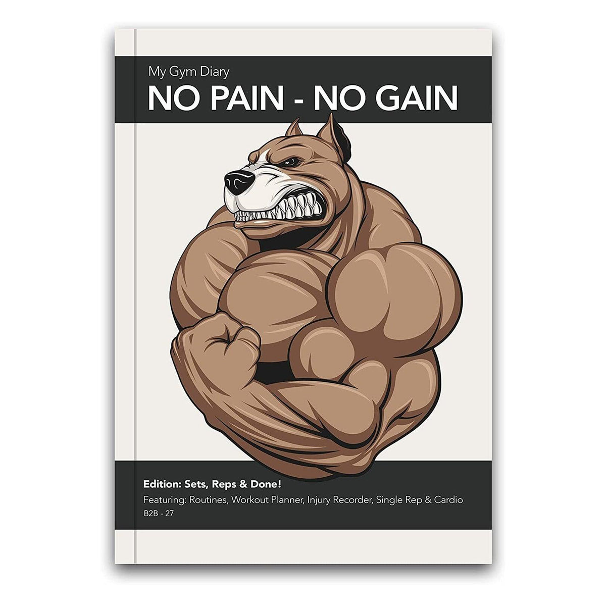 Workout Log Book - Gym Diary weight Training Log Book Exercise & Workout Log G3 Exercise & Fitness - Tophatter Daily Deals