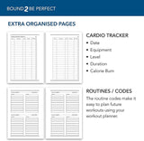 Workout Log Book - Gym Diary weight Training Log Book Exercise & Workout Log Exercise & Fitness - Tophatter Daily Deals