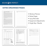 Workout Log Book - Gym Diary weight Training Log Book Exercise & Workout Log Exercise & Fitness - Tophatter Daily Deals