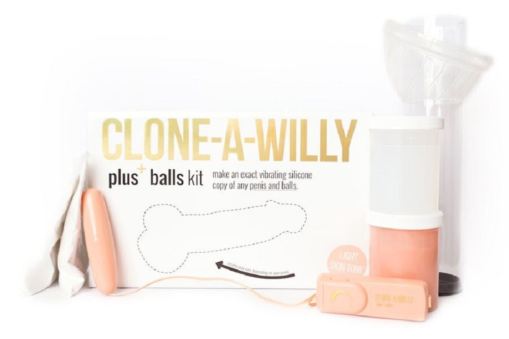 Clone-A-Willy Plus With Balls (Light Tone) > Dildos > Mould Your Own Kits - Tophatter Daily Deals