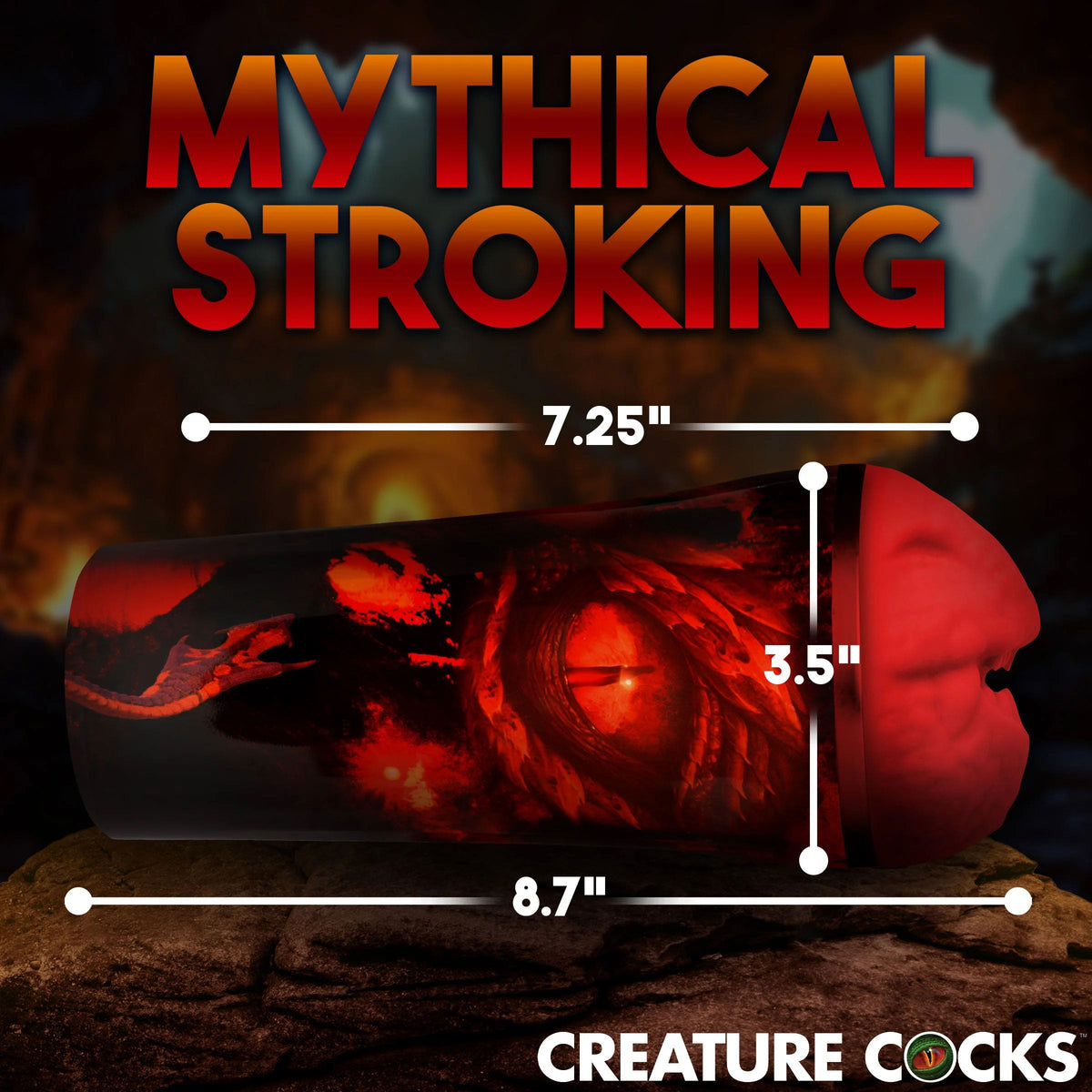 Creature Cocks Dragon Snatch (Red) – Scaly Masturbator > Sex Toys For Men > Masturbators > Fantasy - Tophatter Daily Deals