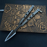 Wraith Heirloom Kunai Metal Blunt Blade Balisong display model - Tophatter Daily Deals
