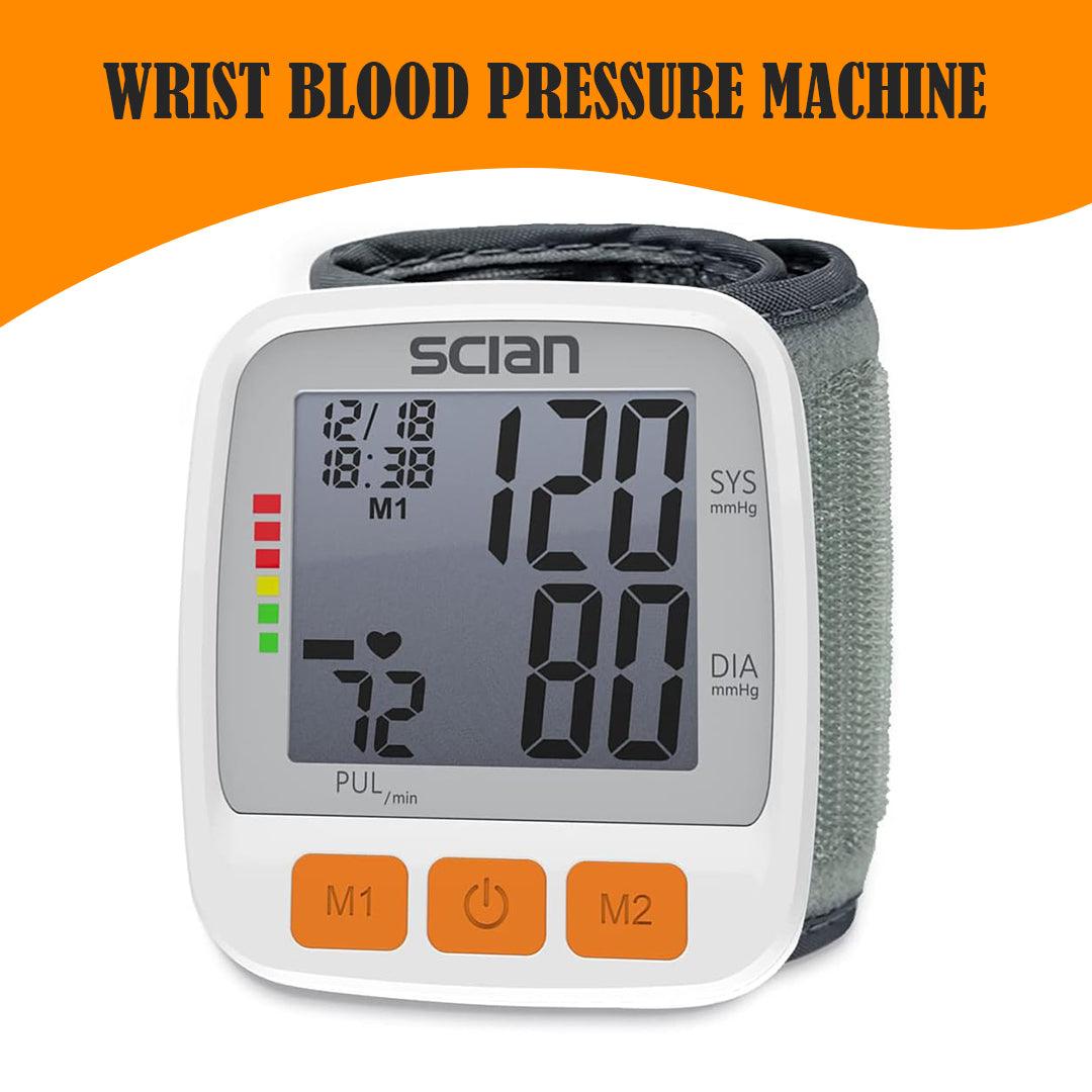 Blood Pressure Monitors for Wrist - LCD Digital Wrist Blood Pressure Monitor Automatic Machine Tester BP Cuff Health Care - Tophatter Daily Deals