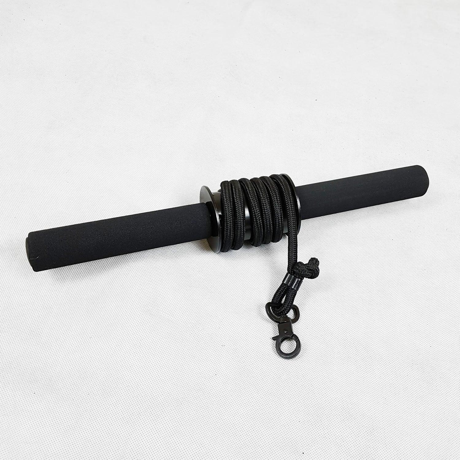 Wrist Roller for Forearms - Wrist Roller Forearm Curler Hand Arm Curl Weight Grip Strength Exerciser Exercise & Fitness - Tophatter Daily Deals