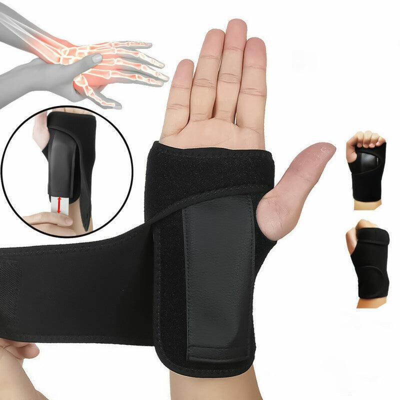 Best Wrist Brace for Tendonitis - Hand Brace Support Sprain Stabilizer Straps Exercise & Fitness - Tophatter Daily Deals