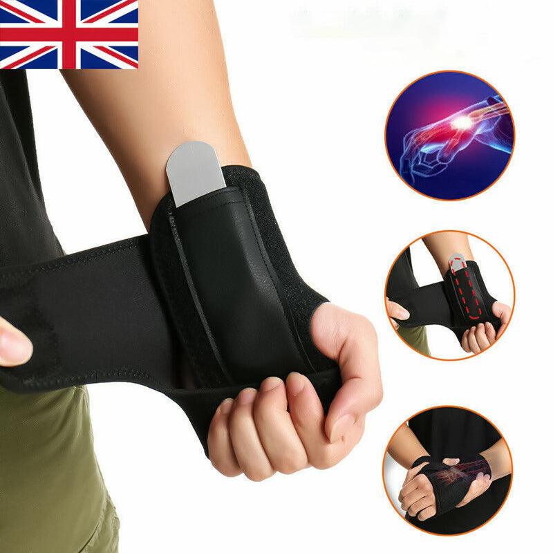 Best Wrist Brace for Tendonitis - Hand Brace Support Sprain Stabilizer Straps Exercise & Fitness - Tophatter Daily Deals