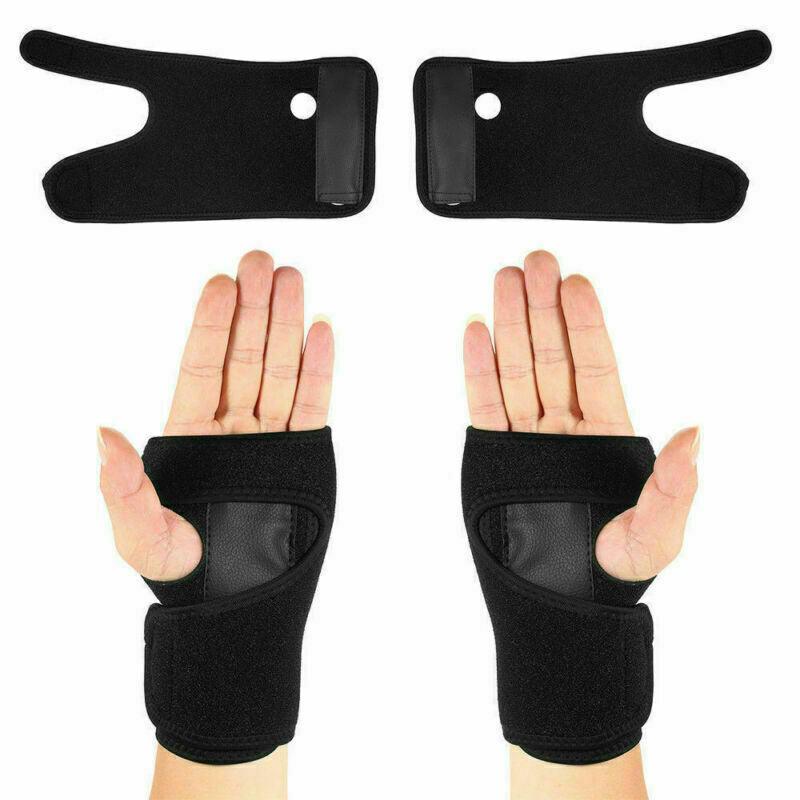 Best Wrist Brace for Tendonitis - Hand Brace Support Sprain Stabilizer Straps Right + Left Exercise & Fitness - Tophatter Daily Deals