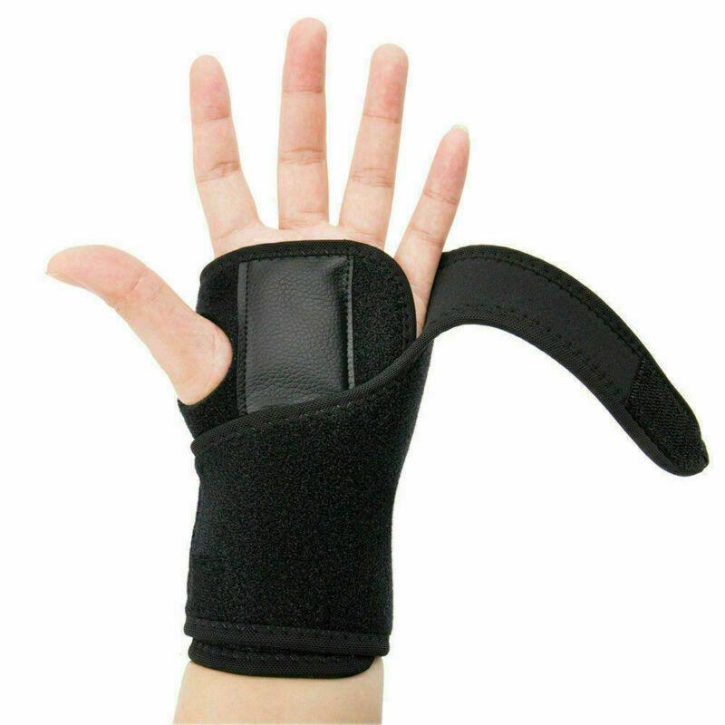 Best Wrist Brace for Tendonitis - Hand Brace Support Sprain Stabilizer Straps Left Exercise & Fitness - Tophatter Daily Deals