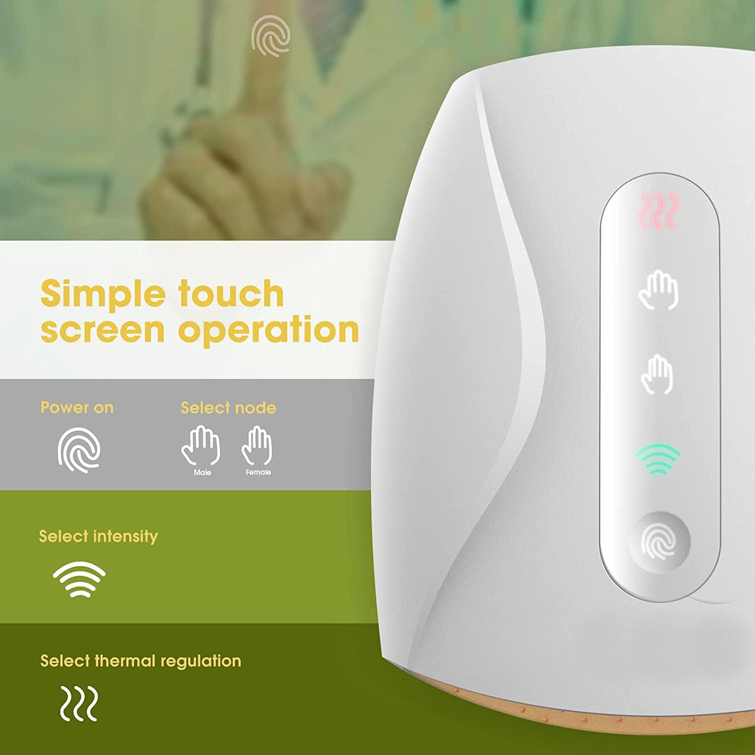Hand Massager Machines - Electric Hand Massager for Palm Massage Cordless Heat Accupressure Massager Personal Care - Tophatter Daily Deals