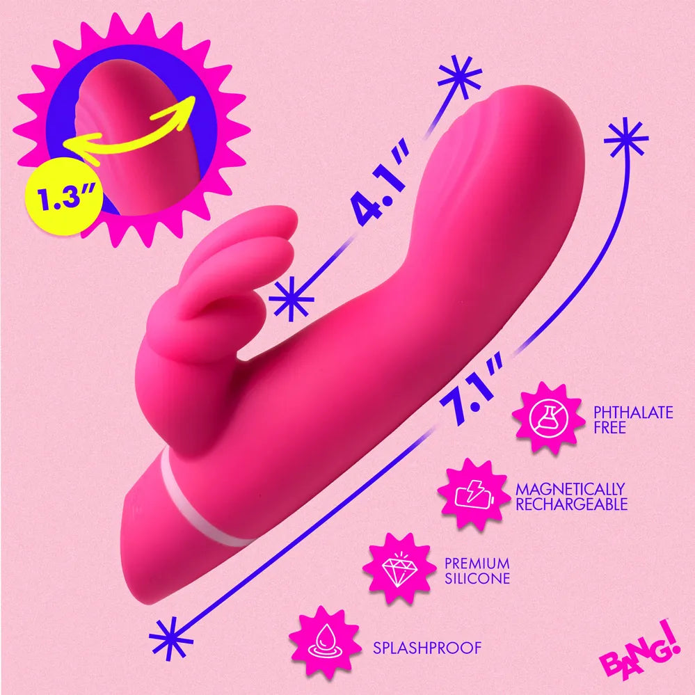 Come Hither Silicone Rabbit Vibrator – Dual Motor Stimulation Rabbit Vibrator > Vibrators > Ladies > Rabbit - Tophatter Daily Deals