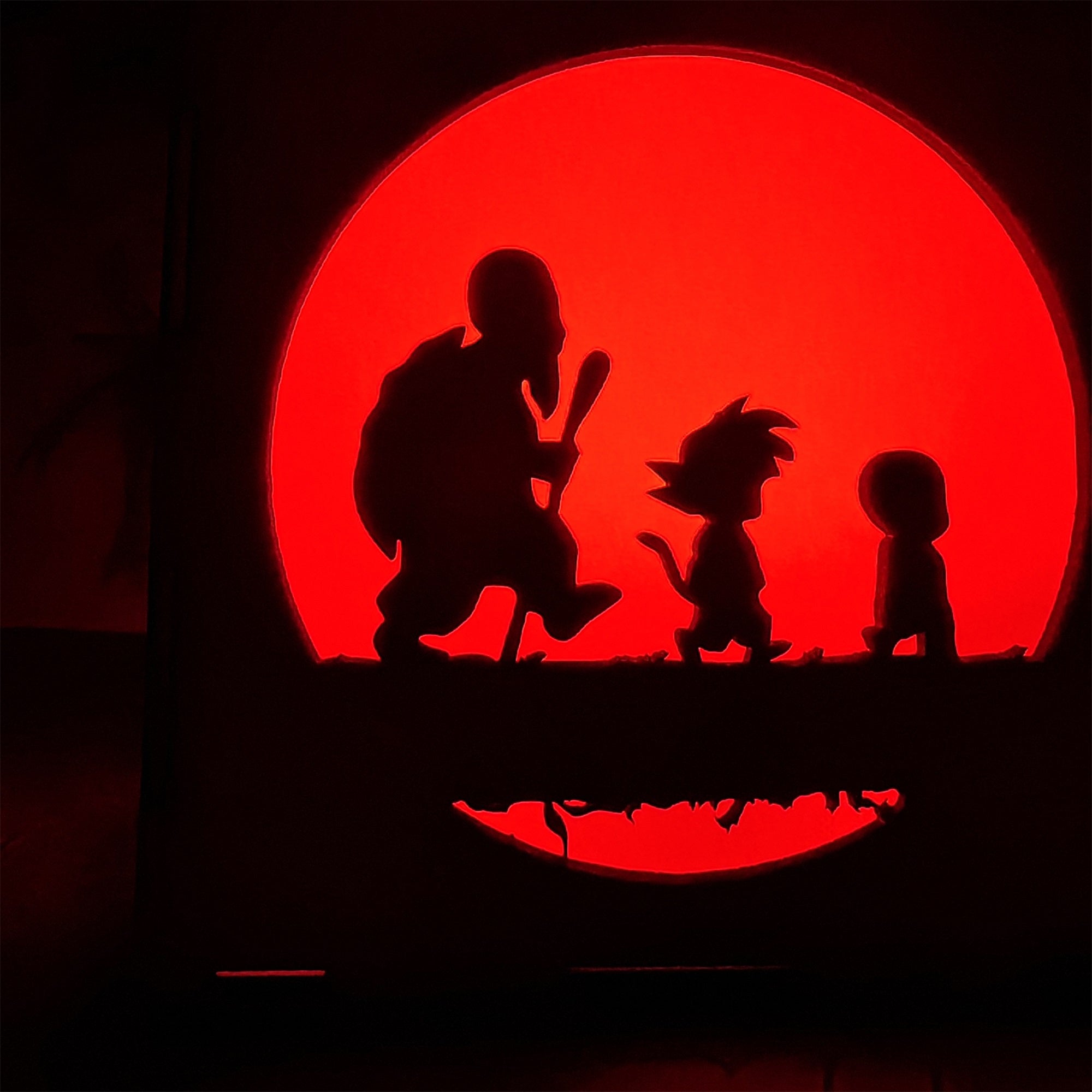 WuKong Monkey King Wood Cube Led Light Desk Decor - Tophatter Daily Deals