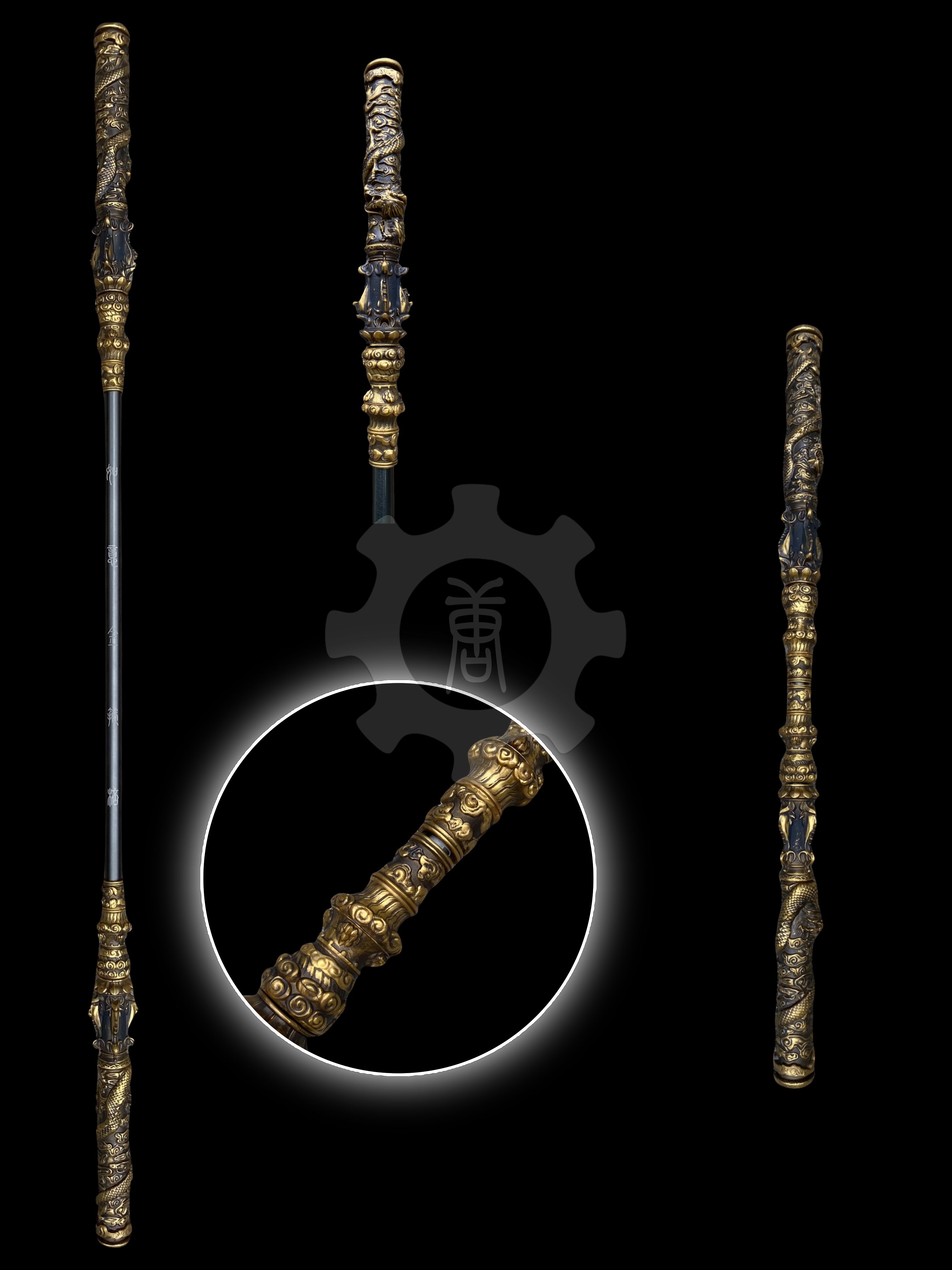 Black Myth: Wukong JinGuBang Life-Size Replica 62.9" - Tophatter Daily Deals