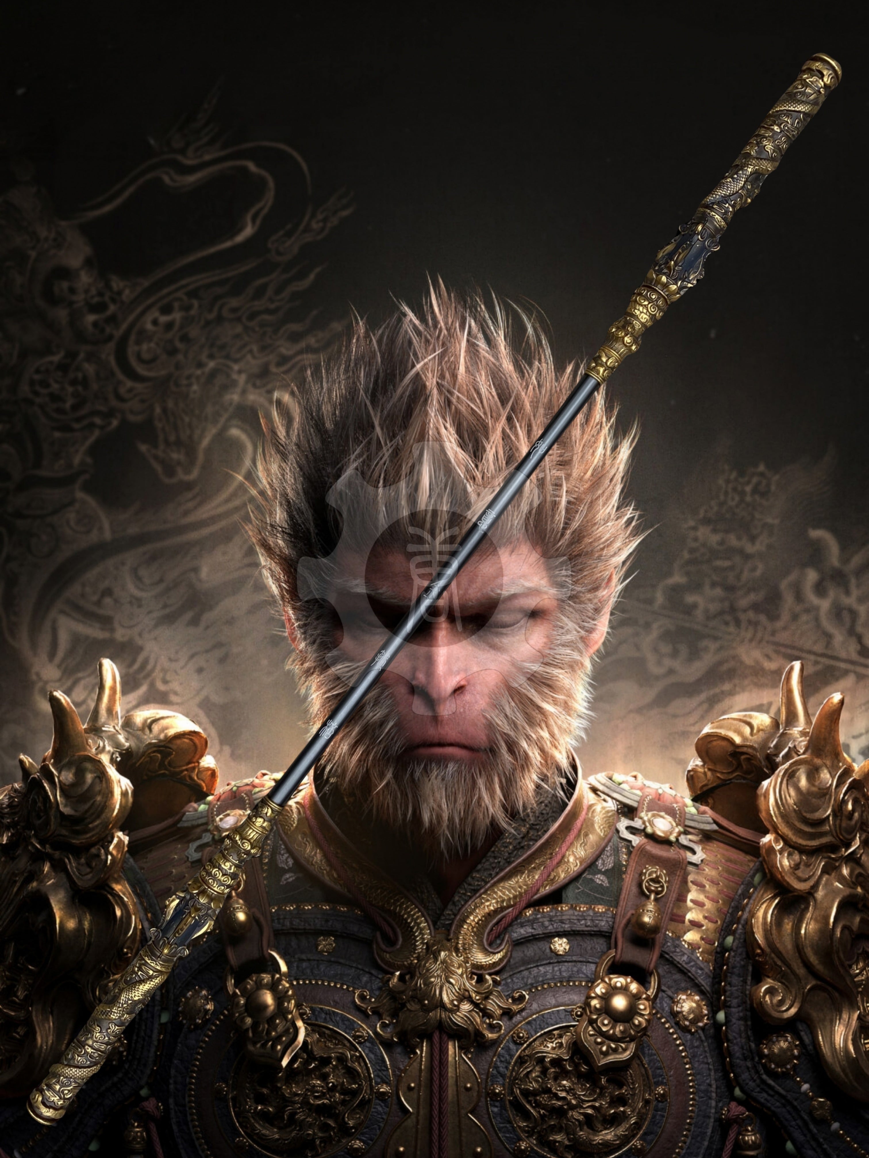 Black Myth: Wukong JinGuBang Life-Size Replica 62.9" - Tophatter Daily Deals