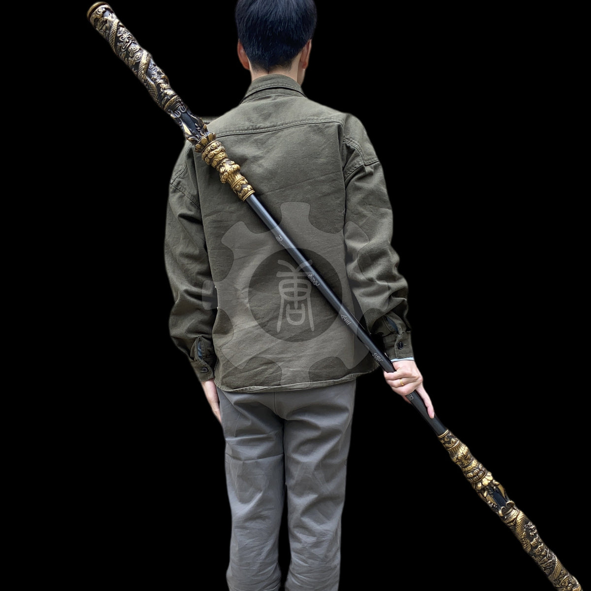Black Myth: Wukong JinGuBang Life-Size Replica 62.9" - Tophatter Daily Deals