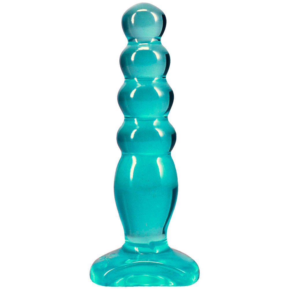 Doc Johnson Crystal Jellies (Teal) – 5 Inch Soft Anal Plug > Anal Range > Butt Plugs - Tophatter Daily Deals