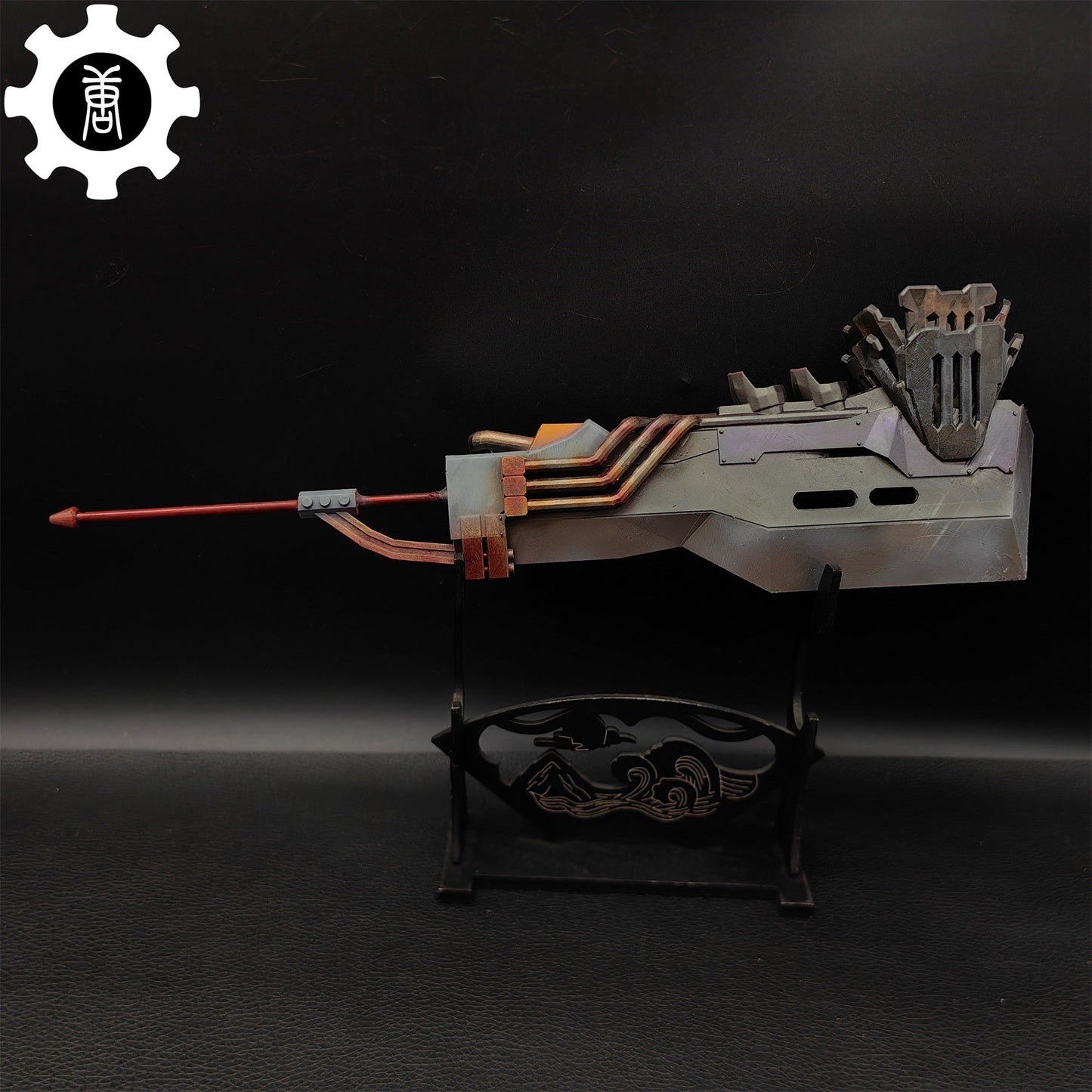 3D Printed 1: 6 Scale Wyvern Ignition Sword Impact Replica Sword & Stand - Tophatter Daily Deals