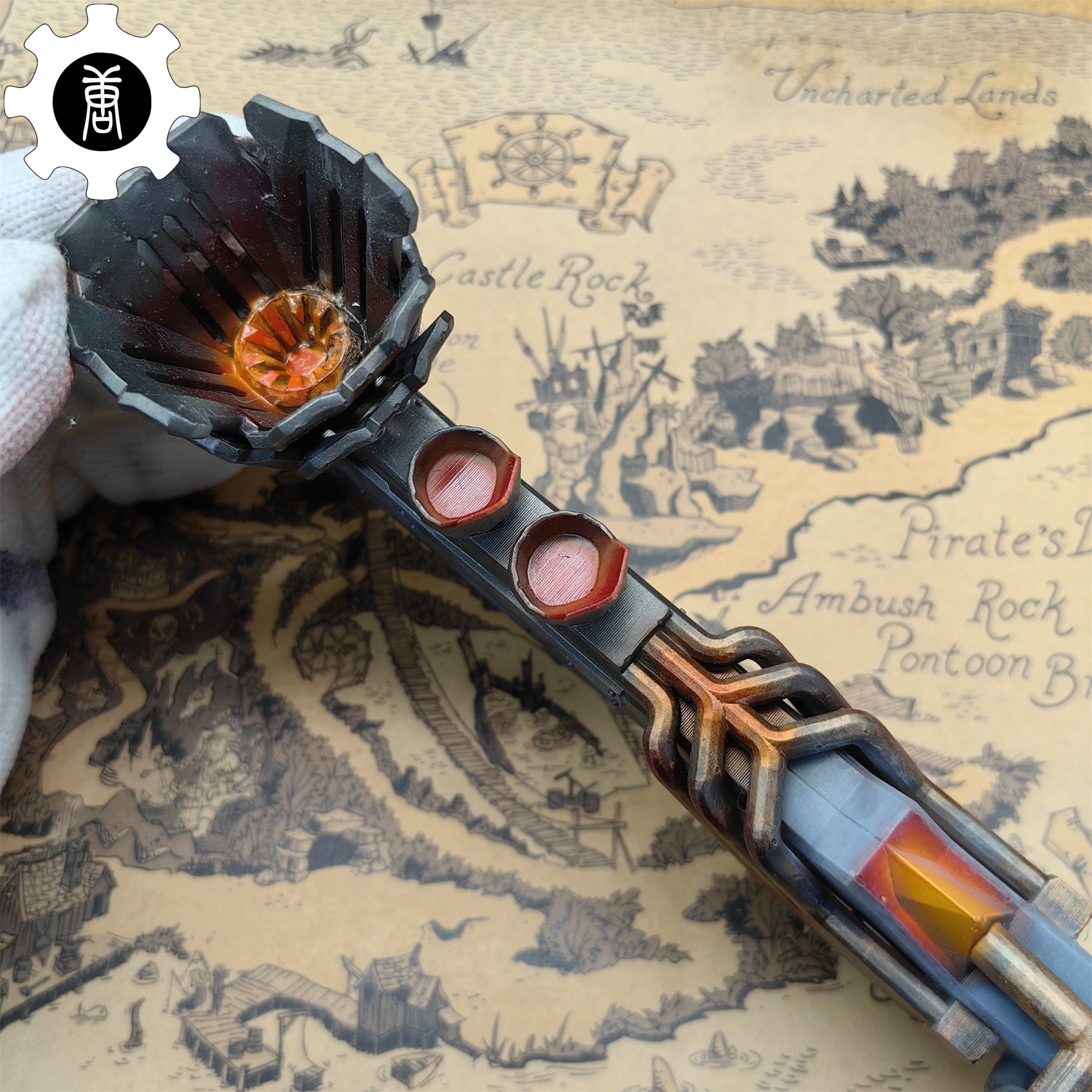 3D Printed 1: 6 Scale Wyvern Ignition Sword Impact Replica - Tophatter Daily Deals